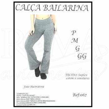 molde calca bailarina adulta